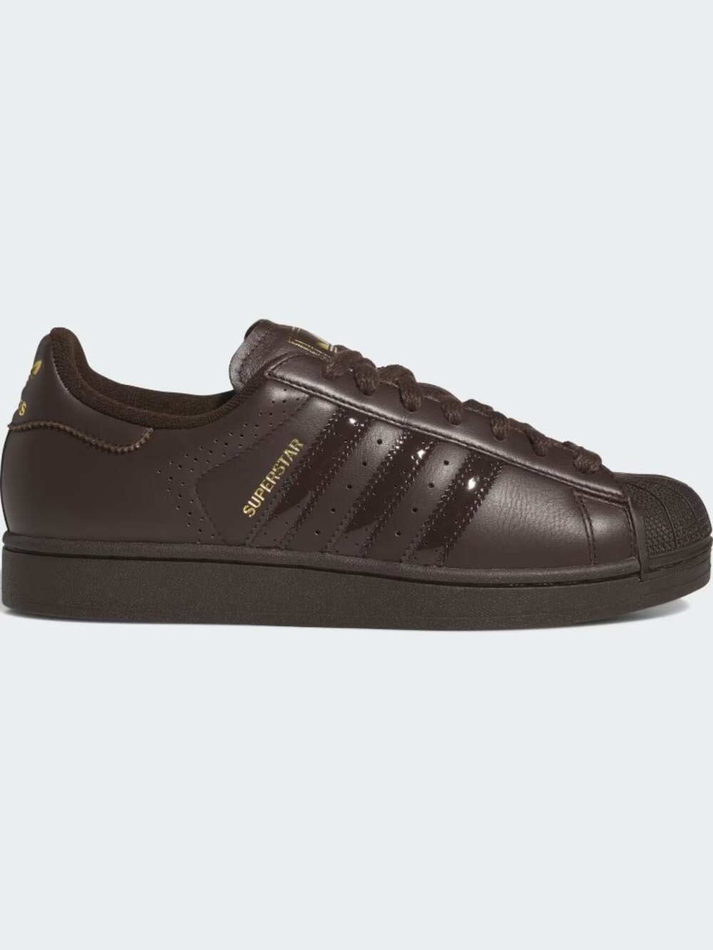 NWT Adidas Men's Superstar II 'Aurora Coffee Gold Metallic' Shoes KH9180